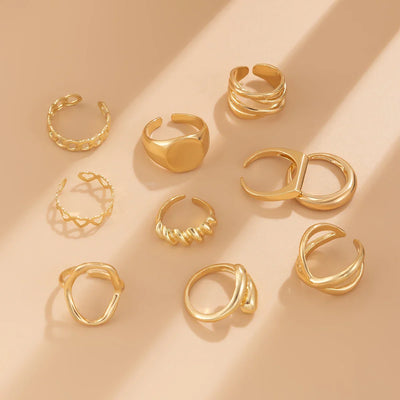 Goldene Minimalistische Ringe Eleganz für jeden Stil