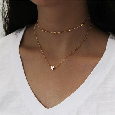 Eternal Pearl – Elegante Perlenkette mit Goldkette, verstellbar & hochwertig