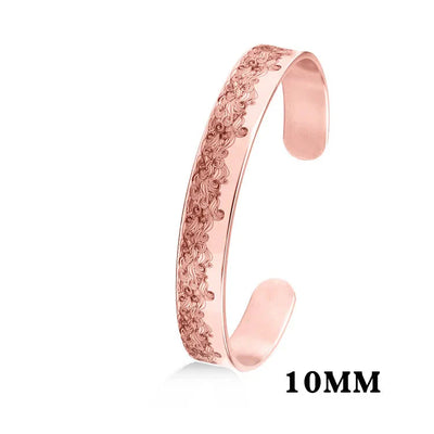 Minimalistisches Edelstahl-Manschettenarmband