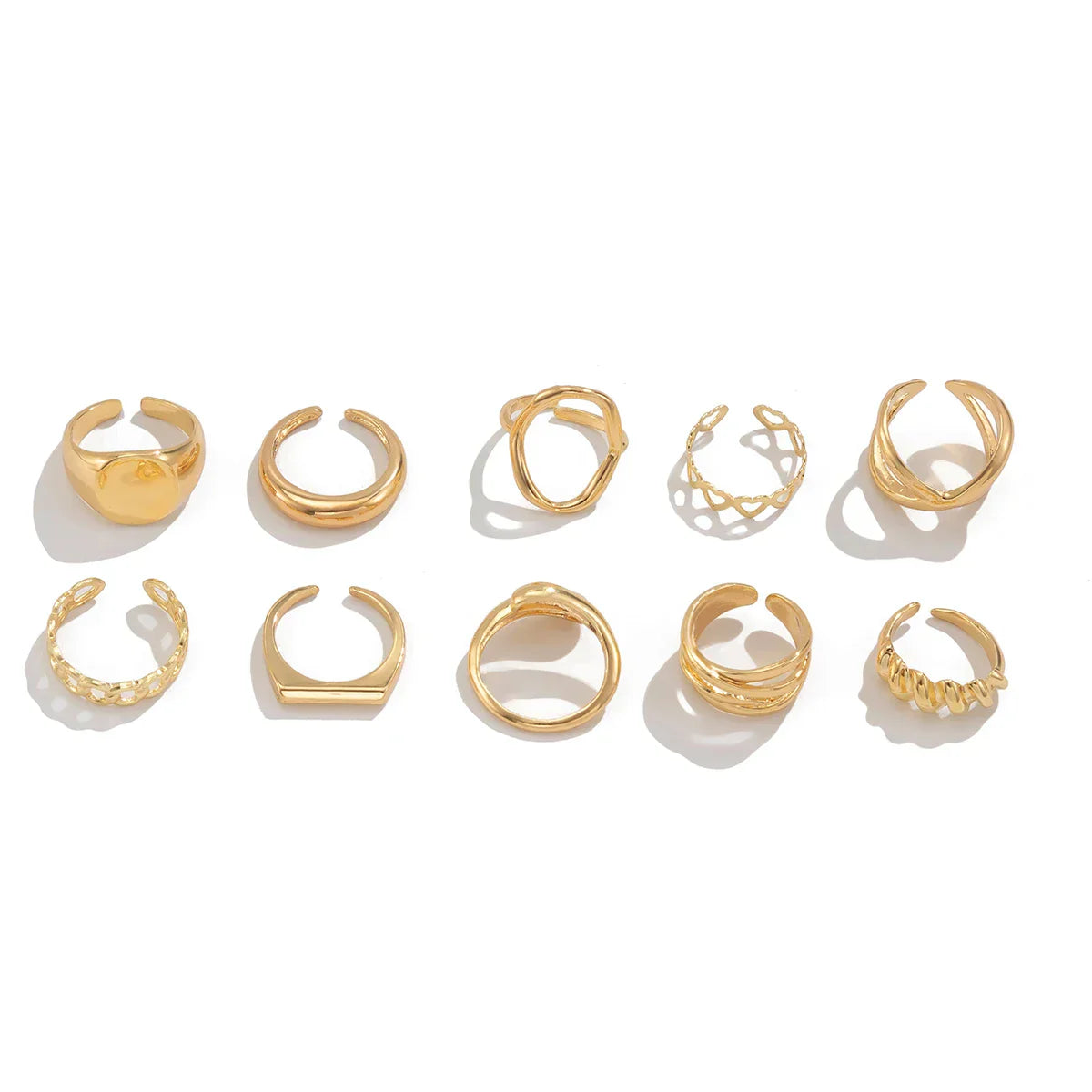 Goldene Minimalistische Ringe Eleganz für jeden Stil