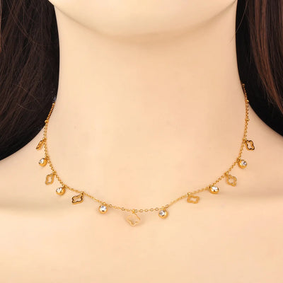 Elegante Halskette in Roségold