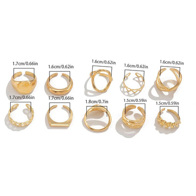 Goldene Minimalistische Ringe Eleganz für jeden Stil