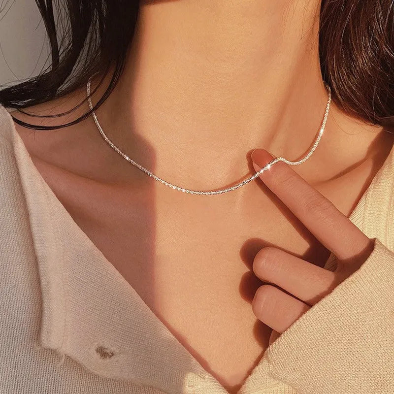 Eternal Pearl – Elegante Perlenkette mit Goldkette, verstellbar & hochwertig