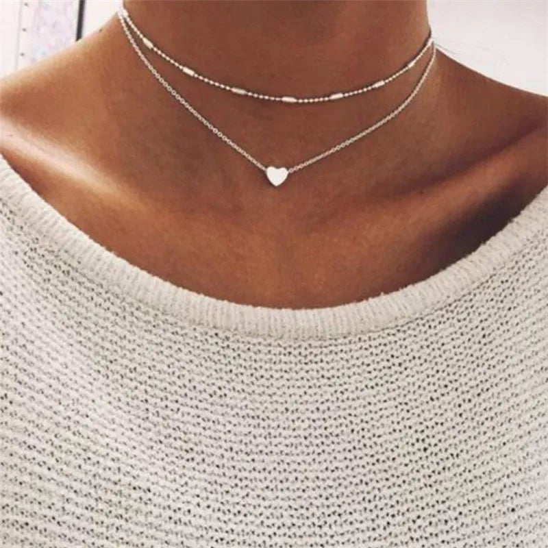 Eternal Pearl – Elegante Perlenkette mit Goldkette, verstellbar & hochwertig